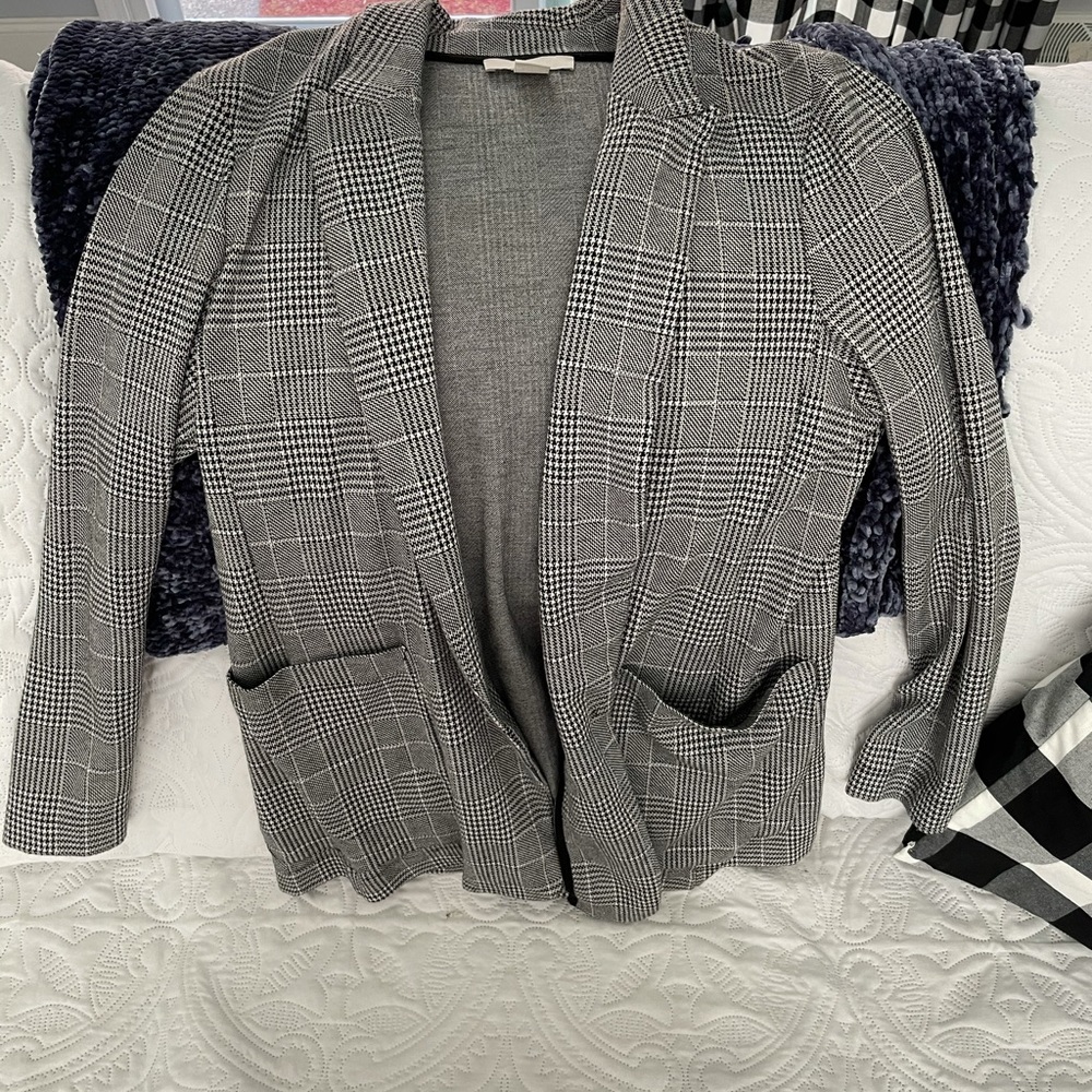 Houndstooth blazer